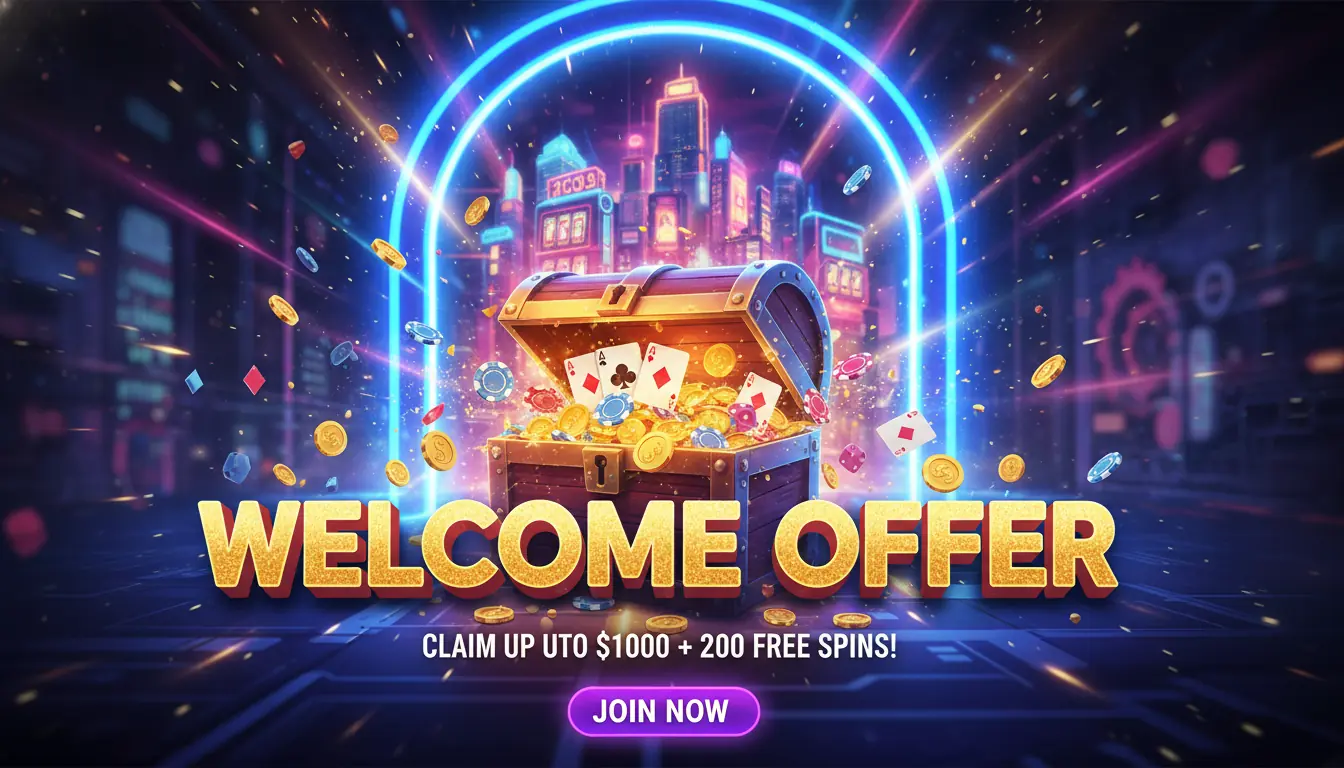 Just Spin casino welcome offer