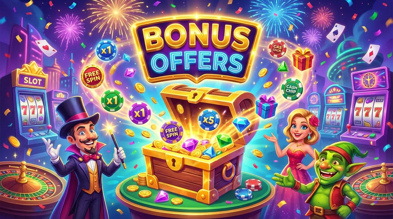 Just Spin casino bonus offers